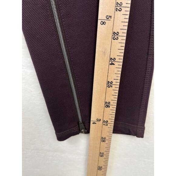 Athleta‎ Trail setter ponte motion maroon legging size 6 - Picture 7 of 10